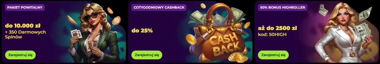 Spinmama Casino sekcja bonusowa